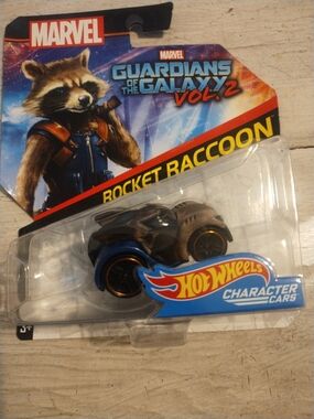 Hot Wheels Marvel Guardians of the Galaxy Vol. 2 Rocket Raccoon 2016 Die cast me